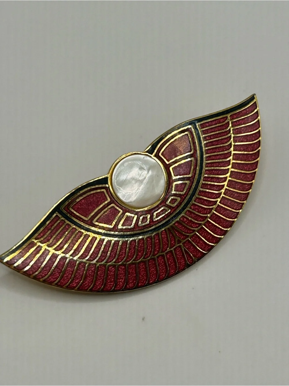 Isle of Paradise Egyptian Wing Style Brooch